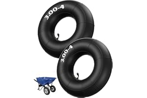 LAOYE 2-pack slang 3,00-4 vinkelventil slang för säckkärra 260x85 däck för rullvagn handvagn innerslang säckkärrans slang avvinklad