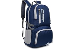 Crenze 35L/45L Lightweight Foldable Backpack Travel Hiking Daypack, Men Women Durable Handy Waterproof Rucksack for Camping Mountaineering Walking Cycling Climbing
