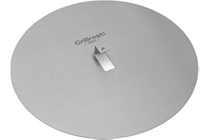 Grillrost.com Das Original Blind Slice – Plaque pour Cuisson à Blanc de Pizza - Fond Plat, Bord levé – idéal pour Les Garnitures sucrées