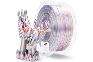 ZIRO 3D Printer Filament, Shiny Silk PLA Fast Gradient Color Change, Fit Most 3D Printers, Dimensional Accuracy +/-0.03mm, 1KG/2.2lb Spool, Earth Tone