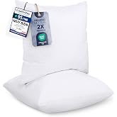 Utopia Bedding Cushion Filling 65 x 65 cm Pack of 2 for Cushions Bed Sofa | Soft and Comfortable Filling for Sofa and Bed Cus