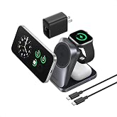 Anker Prime Wireless Charger iPhone 3 in 1 Foldable Qi2.2 25W, AirCool | Compatible MagSafe Compact Foldable for iPhone 18 pr