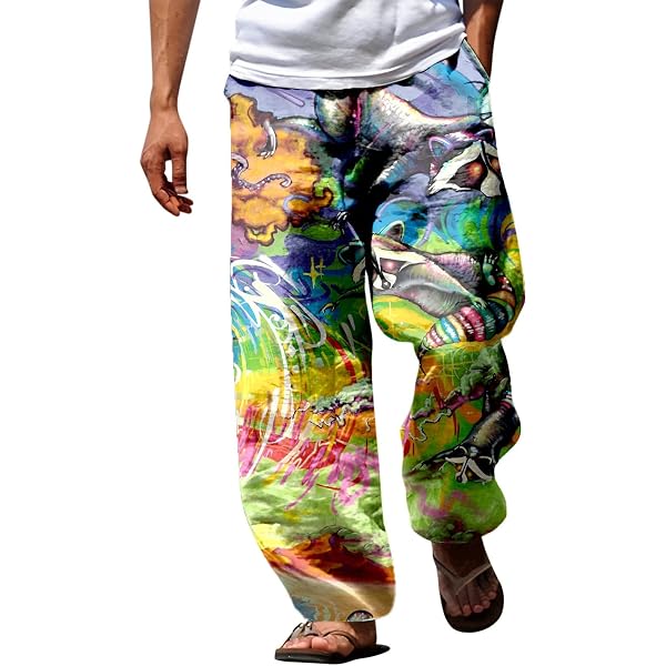 Jogginghose Y2k Herren Jogginghose Baumwolle Baggy  Produktbild-Vorschau 10
