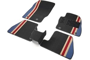 Crokomat Car Mats Fit Ford Focus MK3 2011-2018 Luxury Floor Mats Velour Carpet Water Proof Wear-Resistant Car Accessories st line For 2011 2012 2013 2014 2015 2016 2017 2018