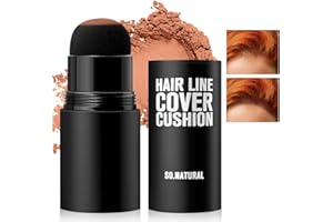 Boobeen Hair Touch Up Powder Stick, Instant Hair Root Concealer with Sponge, Thinning Grey Cover Powder