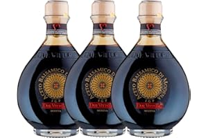 ZEUS PARTY Due Vittorie Aceto Balsamico di Modena Oro - 3 Bottiglia x 250 ml