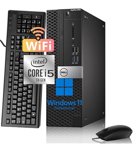 DELL Optiplex 7050 SFF Desktop-PC, Intel Core i5-7500, 8 GB RAM