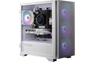 MW GAMING Air 5 White Gaming PC Tower • 10 Core 14400F • White RTX 5060 OC 8GB DDR6 • 16GB 3200MHz • 1TB NVME SSD • Montech 100 Air ARGB Desktop Computer • 1200 Mbps WiFi + Bluetooth • Windows 11