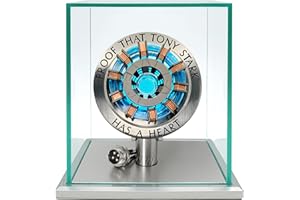 Lonyiabbi 1:1 Arc Reactor MK2 Fertiges LED-Licht mit Vibrationssensor und USB-Anschluss – Sammlerstück Displaystück