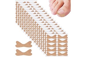 NOTOKE 180 Stück Zehennagel Korrekturpflaster, Selbstklebendes Zehennagel Korrektur Patch, Eingewachsener Zehennagel Patch, Eingewachsene Zehennägel Pflaster, für Paronychie Eingewachsene Fußnägel