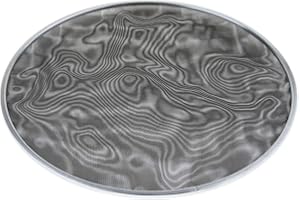 FLAMEER 2-Ply Mesh Drum Set Head Silent 8/10/12/13/14/inch Drumhead Drum Skin Black - Black, 14inch