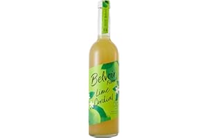 Belvoir Farm Lime Cordial - Fresh Pressed Lime Juice | Zingy Citrus Taste | Traditional Family Recipe | 100% Natural Ingredients | Suitable for Vegetarians & Vegans - single 500ml Bottle