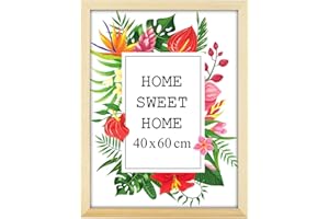 MG Design Cadre photo en bois 40 x 60 cm ECO avec verre acrylique - idéal pour suspendre ou poser, parfait pour mettre en valeur vos photos, affiches ou puzzles dans votre intérieur avec élégance