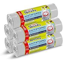 HPM3000A-CLEAR - Sacchetti per La Spazzatura Con Coulisse
