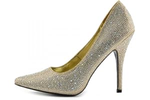 Bismaa Mens Womens Drag Queen Cross Dresser HIGH Heel Pointy Toe Court Shoes Big Sizes UK 9,10,11,12