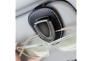 IMAUTO Auto Brillenhalter,Sonnenbrillenhalter für Mercedes Benz C E S M Series CLK GLK GL AB AMG GLS GLE AMG, Ticketkartenclip Brillenhalterung für Auto Sonnenblende,Auto Zubehör,Schwarz