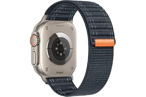 SimpleThings Sport Loop Nylonarmband för Apple Watch, armband 49 mm, 46 mm, 45 mm, 44 mm, 42 mm, 41 mm, 40 mm, 38 mm, justerbart mjukt sportarmband, kompatibelt med iWatch Ultra2/1 SE 10, 9, 8, 7, 6