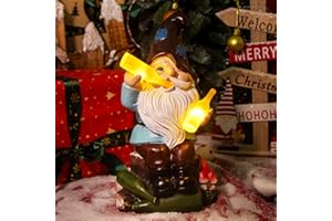 TICKTIME Gifts for Women, Gnomes Decorations for Yard Garden Ornaments outdoor, Funny Gnomes with Solar Light, Mum Birthday Garden Gnomes Gift for Women Unique, Unique Presents for Mum, Grandma