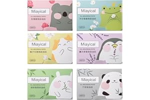 MIAYICAL Gesichts-Löschpapier Set, Natürliches Oil Control Paper, 600 PCS Blottpapier Für Fettige Hautpflege, Natürliche Ölabsorbierende Blätter, Gesicht Blotting Papers, Sie die Haut Frisch und Glatt