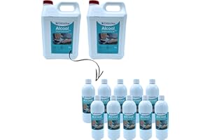DSTOCK60 – 5 litres d’Alcool Isopropylique 99% extra pur - Isopropanol liquide IPA parfait comme solvant, nettoyant et dégraissant - Lot de 2