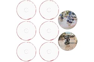 Jucoci Objective Point - Juego de 6 marcadores de objetivos compatibles con Wargame, Warhammer 40k (miniatura no incluida)