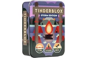 Alley Cat Games Tinderblox (Storm) Dexterity Stacking Game - Excellent Travel Game