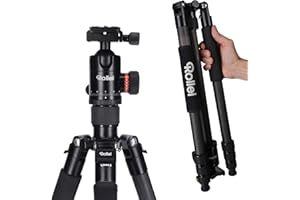 Rollei Statyw węglowy C6i, kompatybilny z Arca Swiss - konwertowalny na monopod - w zestawie panoramiczna głowica kulowa i kolumna centralna redating do makrofotografii - czarny