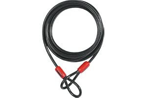 ABUS Slingerkabel Cobra 10, för cykel- och motorcykeltillbehör, 5 m lång | Slingerkabel med 10 mm stålkabel, två slingerändar, plastomhölje för lackskydd
