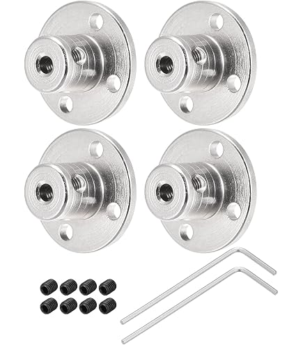 4 Connecteurs D'Embrayage 2 Mm Alliage Alu - Pour Moteurs RC, Modélisme