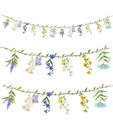 Bloemenslinger, wilde bloem in vele kleuren, banner, wilde Bloemenslinger, wilde bloem in vele kleuren, banner, wilde