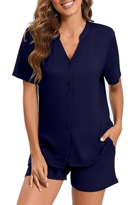 Pigiama Donna In Cotone Modale Con Pizzo - Set Maniche Lunghe Comodo Ed Elegante - Foto 9