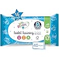 Little Heroes Baby Wipes, Toilet Training Wet Wipes for Sensitive Skin, Fragrance Free (16 packs x 40 wipes totaling 640 wipes)