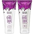 Not Your Mother's Curl Talk Frizz Control Sculpting Gel and Defining Cream (2-Pack) - Formulated with Rice Curl Complex - For All Curly Hair Types (6oz, 2-Pack)