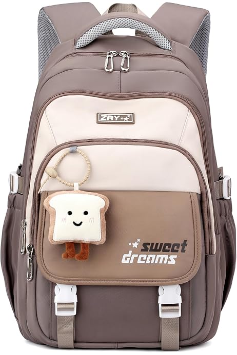 Cunno Schulrucksack-Set 3-teilig – Mit Lunchbox Und Federmäppchen, Wasserdichter Rucksack Für Teenager | Für Schule & Reisen