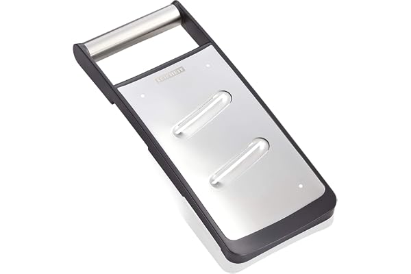 Leifheit Râpe à concombres ProLine, Râpe manuelle ultra tranchante en acier inoxydable de qualité supérieure, Mandoline pour trancher les fruits, légumes, le fromage, etc., couper en rondelles