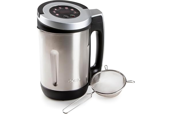 DOMO DO716BL Mixeur à soupe - 7 programmes - Soy/nut milk, extra smooth, smooth, chunky, jam, juice et blend/clean - 2,2 L