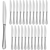 Gifcomda Table Knife, Stainless Steel Butter Knife, 24 Pcs (22.5cm, 8.94 inch), Breakfast Knife/Butter Knife/Knife Set for Ho