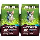 Meat Up Kitten(1-12 months) Dry Cat Food, Ocean Fish, 1.2kg (Buy 1 Get 1 Free)
