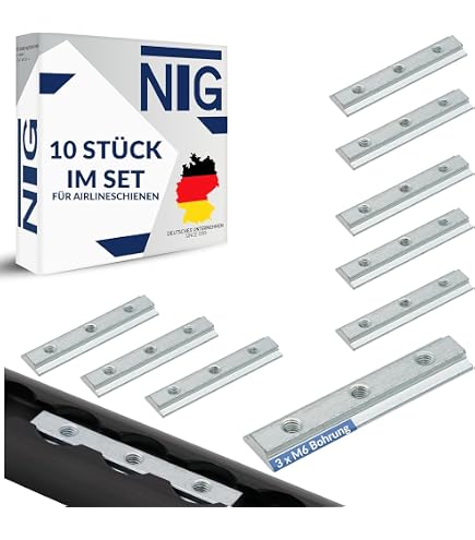 thumbnail image 2 of Solidpro Black Anodised Aluminium Lashing Rail (Airline Rail) – 0.5m To 12m, Square Profile 2 of 5