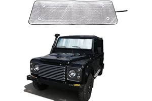 YIWANG Parasole Pieghevole Riflettente per Land Rover Defender 110 130 2009-2018 e Land Rover 90, Ombreggiante per Interni di Veicolo