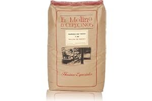 HARINA TRADICIONAL ZAMORANA Harina de Trigo T.80 | Molida en Molino de Piedra | Fuerza Panadera W 200-250 | Especial para Pan y Pizza | Para Apasionados del Pan Artesanal | Ofrece Textura Delicada y un Sabor Profundo | 25kg