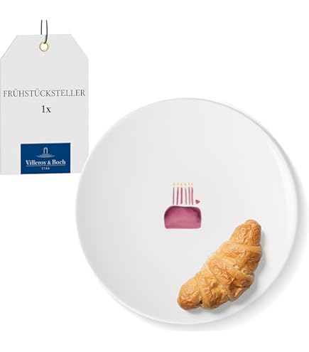 Villeroy & Boch With Love Breakfast Plate Happy Birthday 21 Cm ø - View #2