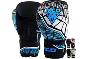 MCD SPORTS MCD Boxing Gloves Men, Women and Kids 6oz, 8oz, 10oz, 12oz 14oz, 16oz Boxing Training Muay Thai Gloves, Perfect Punch Bag Gloves Boxing Bag Gloves MMA Sparring Gloves