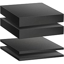 Rasterschaumstoff 4-tlg. - 40x30cm, 10mm & 50mm, Für Werkzeugkoffer