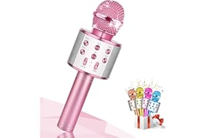 Dislocati Mikrofon Kinder, Geschenke - Spielzeug ab 3-12 Jahre für Mädchen Mitgebsel Kindergeburtstag Nikolaus