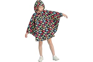 Gaga city dziecięca peleryna przeciwdeszczowa, ponczo przeciwdeszczowe, kurtka przeciwdeszczowa z kapturem, wodoszczelna peleryna przeciwdeszczowa dla chłopców i dziewczynek w wieku 1-12 lat