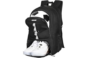 Goloni Youth Soccer Bag,Basketball Bag with Ball Compartment & Shoe Compartment,Backpack for Football Volleyball Basketball