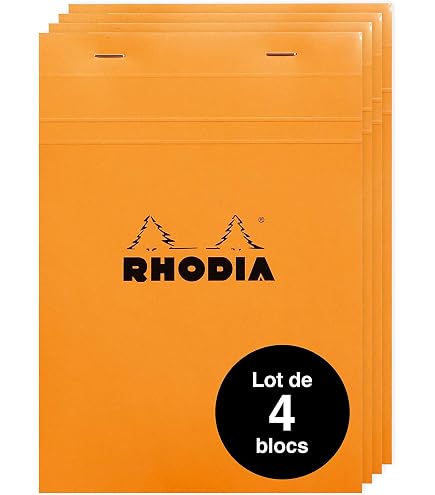 RHODIA 194040C - Sous-Main Semainier Entoilé - A4 29,7x22,2 cm - |60