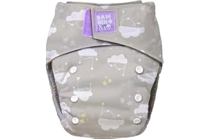 Bambino Mio, Revolutionary Reusable Cloth Nappy Cloud Nine - Sustainable, Oeko-Tex, Washable, Baby and Toddler
