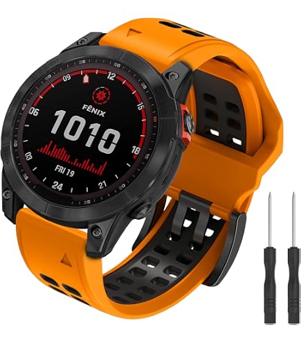 Shieranlee Silikon-Armband Für Garmin Fenix 6X/5X/7X Usw. – 26 Mm, Quick Release, 16 Farben